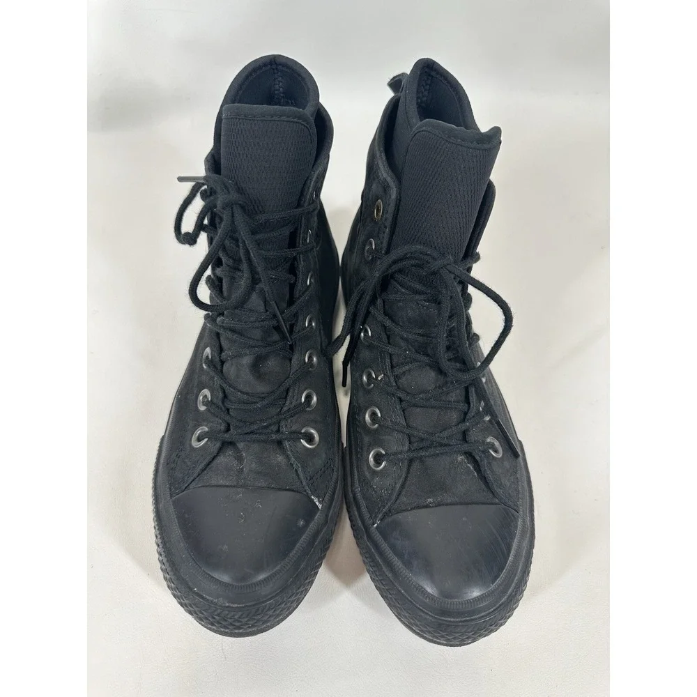 Converse All Star Waterproof Nubuck Black 157460C Mens 6 Women 8 Neoprene Gum‎